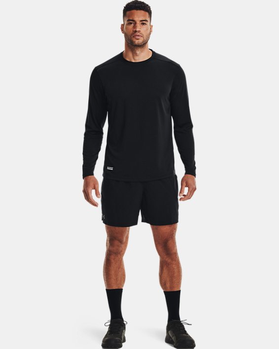 Men's Tactical UA Tech™ Long Sleeve T-Shirt, Black, pdpMainDesktop image number 4